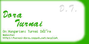 dora turnai business card